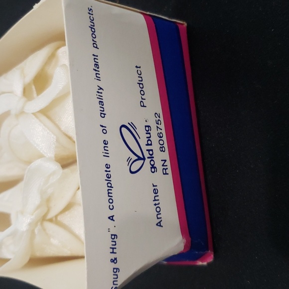 Snug & Hug Dress Booties White Vintage 1980s Infant - Picture 5 of 10